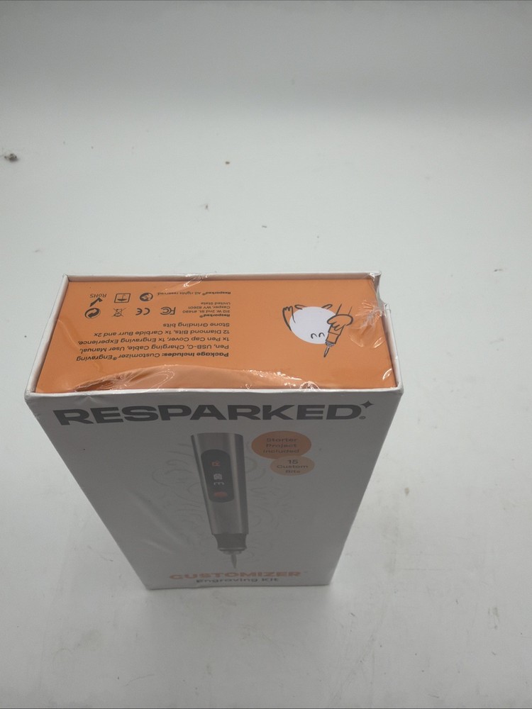 Genuine Resparked CUSTOMIZER Engraving Kit NEW SEALED