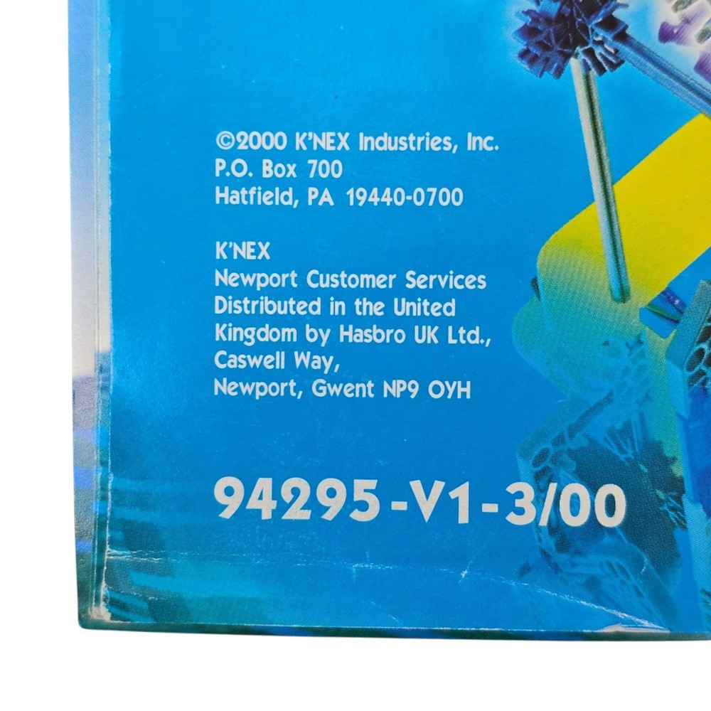 K'NEX Cyber Cybots Instruction Manual 18005 Programmable Robots 2000 Edition