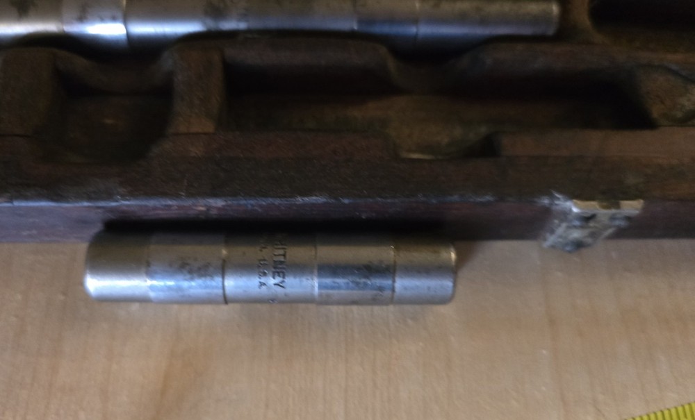 PRATT & WHITNEY PRECISION END MEASURES INSIDE MICROMETER GAGE STANDARDS SET