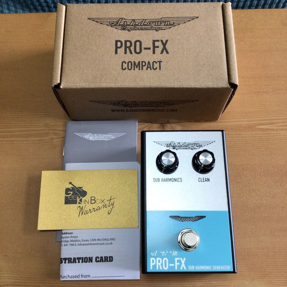 Free  Ashdown PRO FX COMPACT SUB HARMONIC GENERATOR peno.351