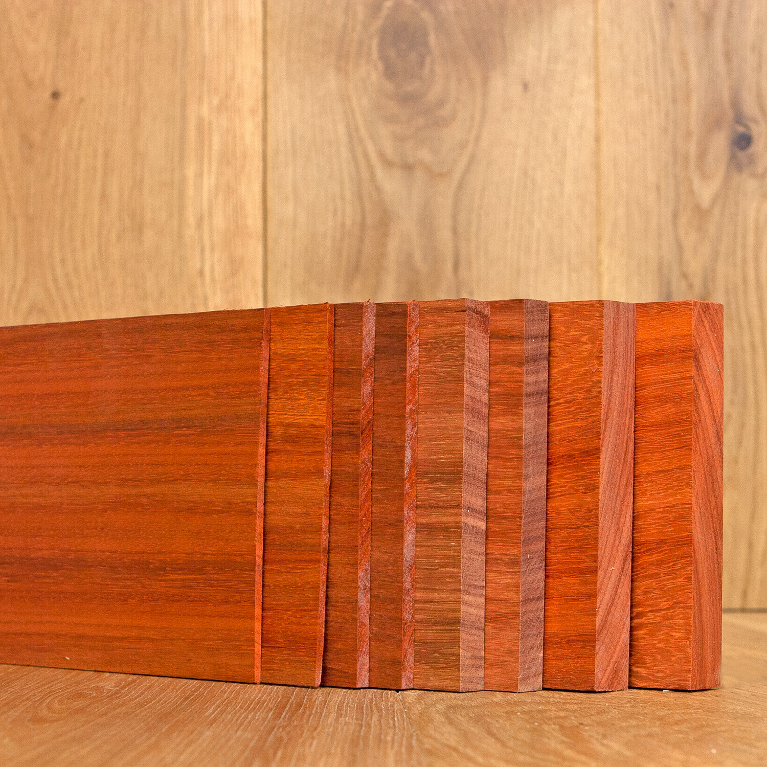 1/8", 1/4", 1/2" & 3/4" S4S Padauk Dimensional Lumber