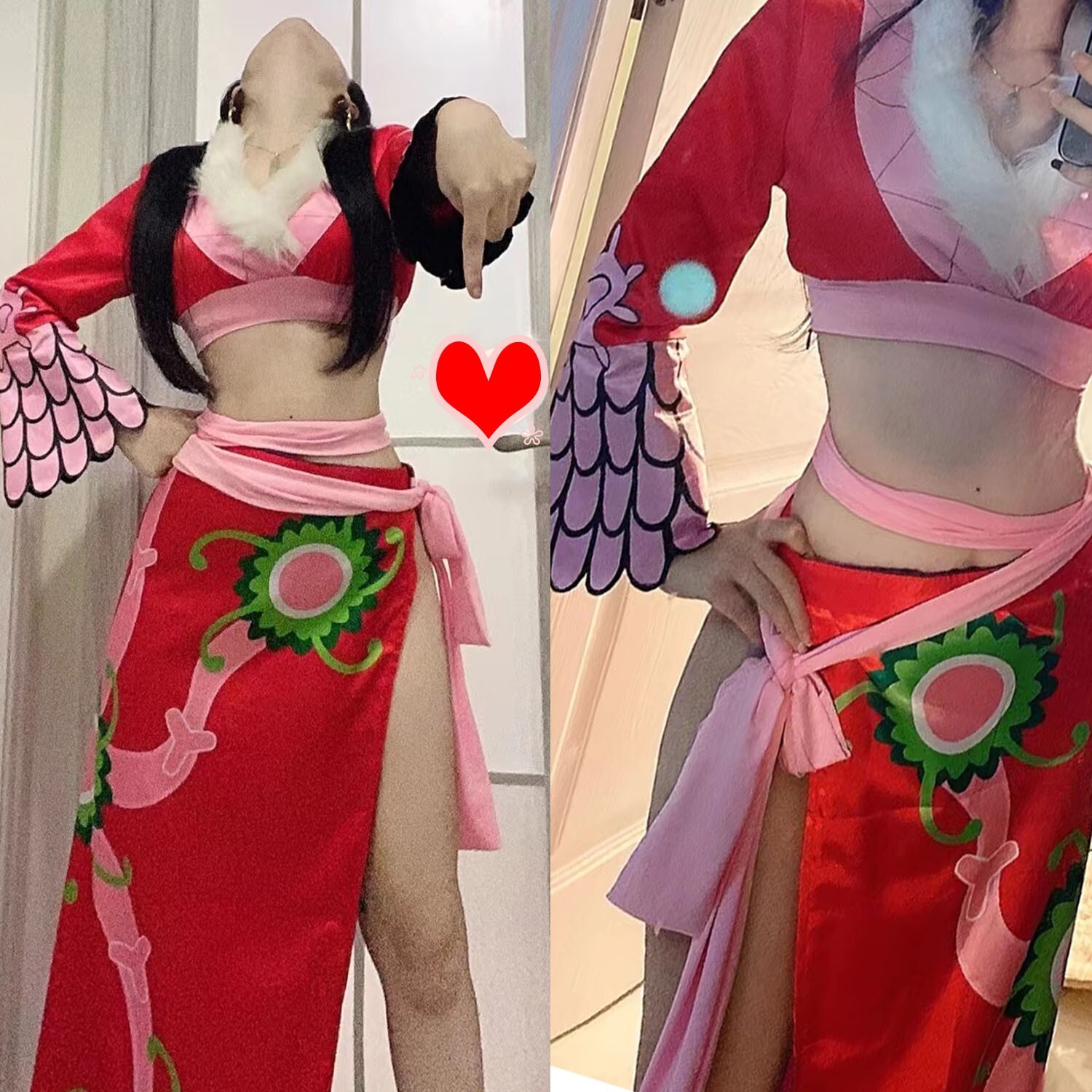 One Piece Boa Hancock Cosplay Kimono Costume kimono empress queen Japanese suit