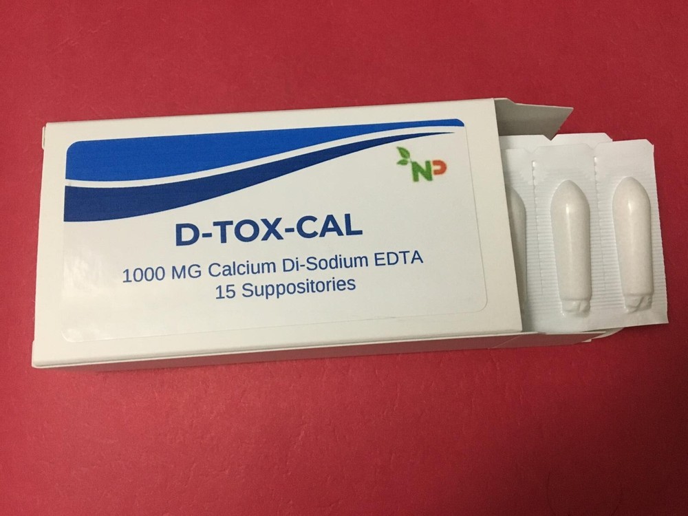 EDTA 1000mg Suppository – 15 Count X 2