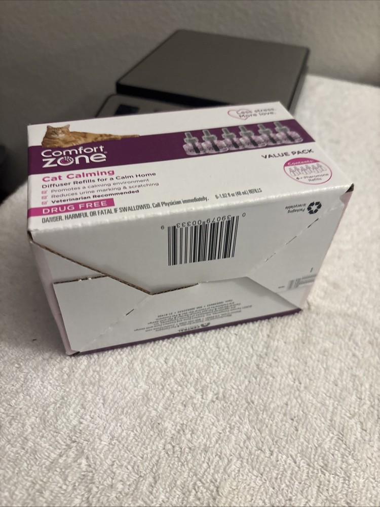 COMFORT ZONE 6 Pack MultiCat Diffuser Refills; Cat Calming Pheromones