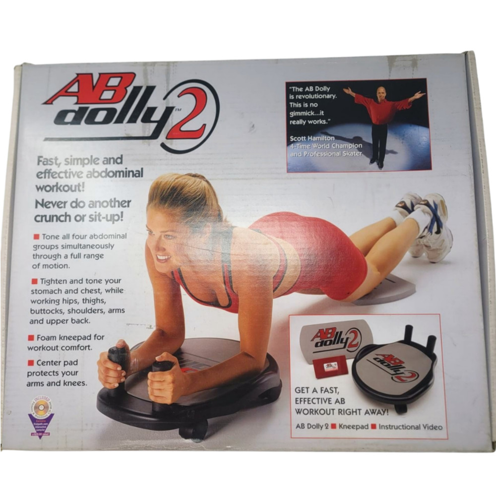 Ab Dolly 2 Exercise System for Toning Core & Mid Section Mobility Versatile