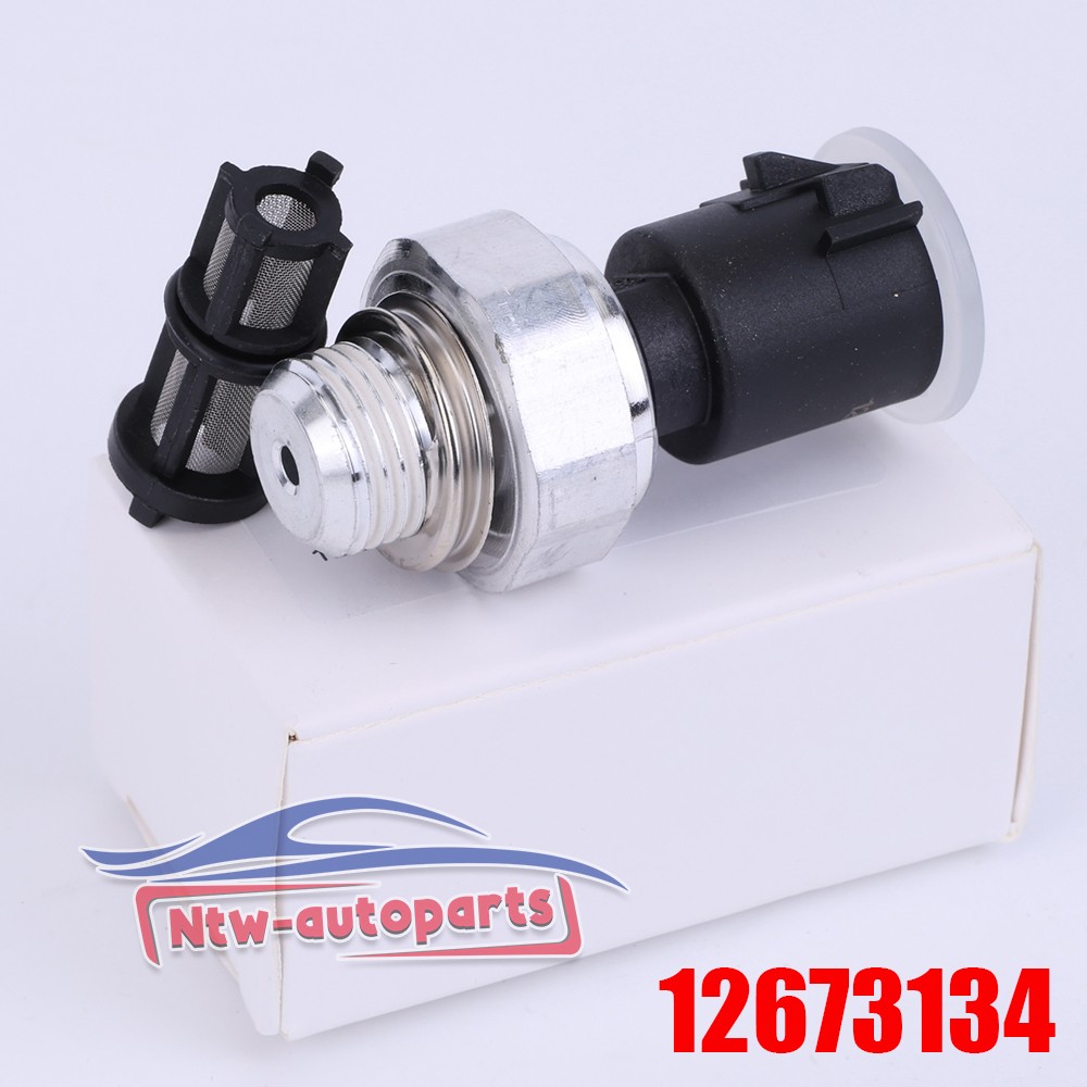 Oil Pressure Sensor With Filter 12673134 For 09-17 Chevrolet Silverado 5.3L 6.2