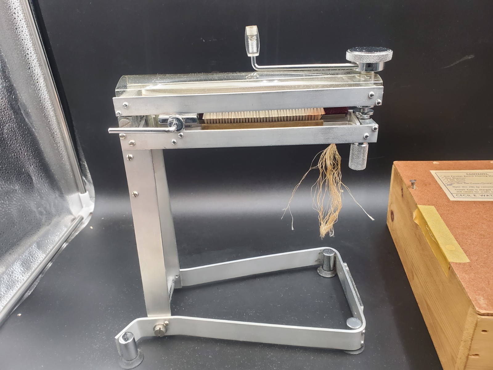 CECIL E. WATTS PARASTAT Record Cleaning Machine