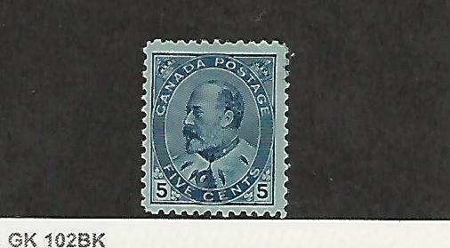 Canada, Postage Stamp, #91 Mint Hinged, 1903, JFZ