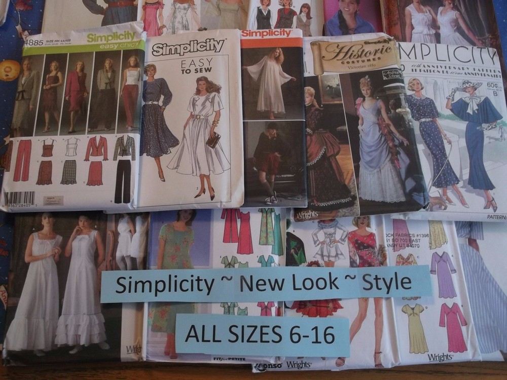 Simplicity Patterns (w) ~ All Patterns are Size 6-16 * ~ * ~ * ~ * Listing 9215