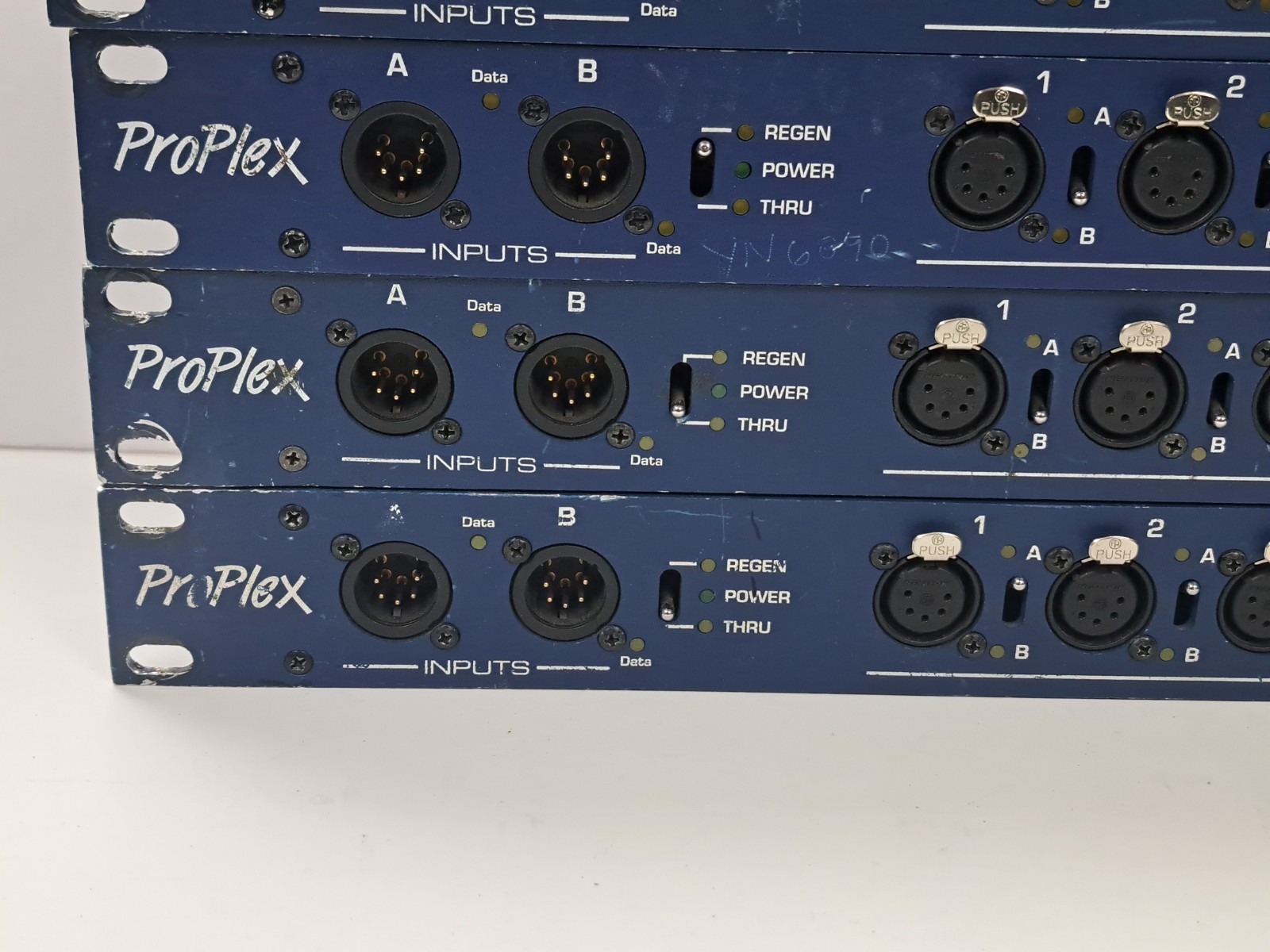 TMB ProPlex PPDDS285 DMX512 Opto-Splitter 2x8 2x 5-Pin XLR In 8x Out Rackmount