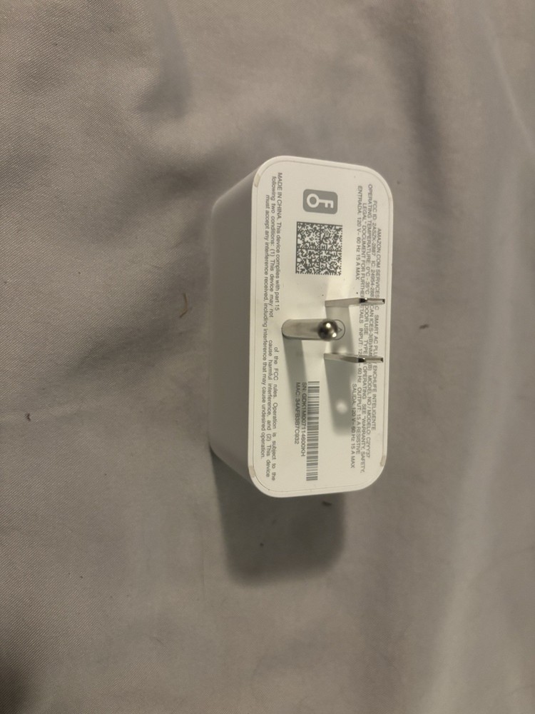Amazon Smart Plug - White - Alexa Compatible Model # HD34BX