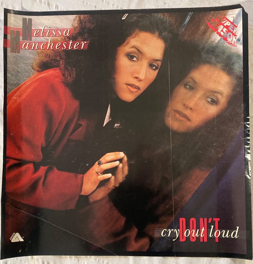 Melissa Manchester 1978 Promo Poster Don’t Cry Out Loud K