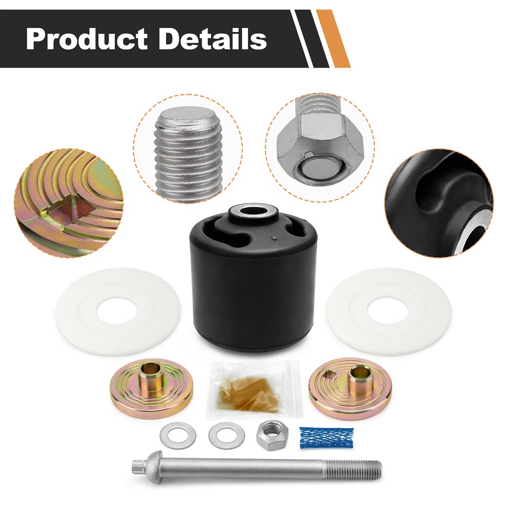 For Hendrickson Quick Align Pivot Bolt Bushing Kit with Alignment Collars 24691S