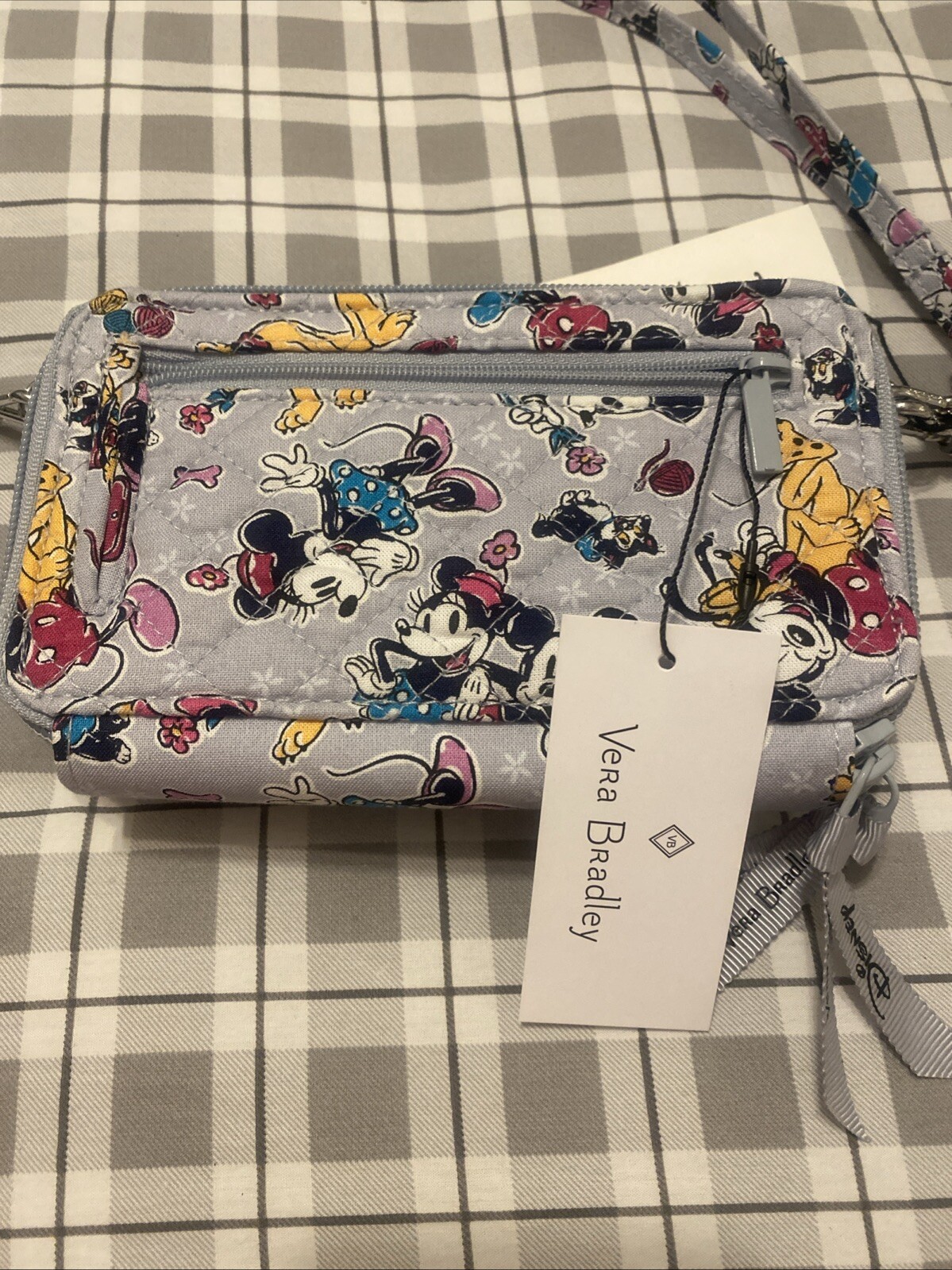 Vera Bradley Disney Mickey Mouse & Friends Piccadilly Paisley Crossbody New