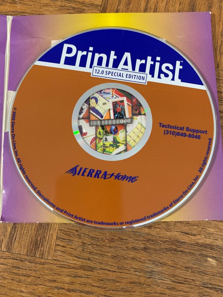 Print Artist Computer Software