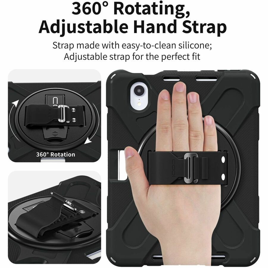 CODi Rugged Carrying Case Apple iPad Mini 6 Tablet - Black