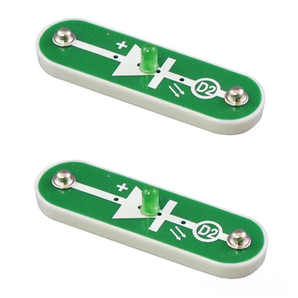 (Pack of 2) Replacement Green LED for Snap Circuits 6SCD2