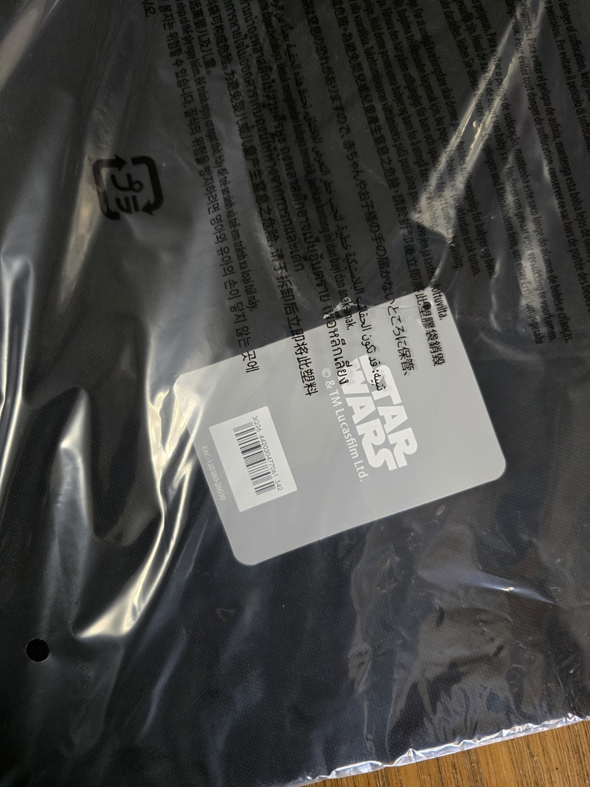 Disney Parks 2026 Star Wars Day May the 4th Be With You Tote Bag Mandalorian