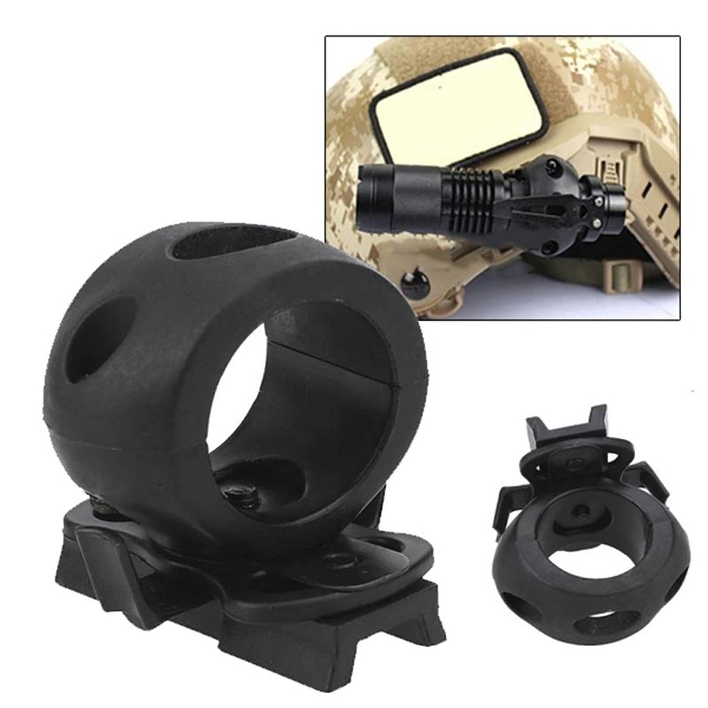 Tactical Flashlight Helmet Mounted LED Light Compatible with Fast I... Fast Ship