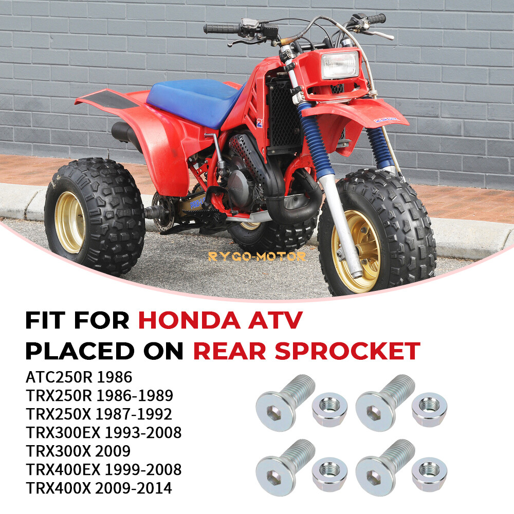 Rear Sprocket Bolts Kit for Honda TRX400EX TRX300EX TRX250R TRX250X 400EX 250R