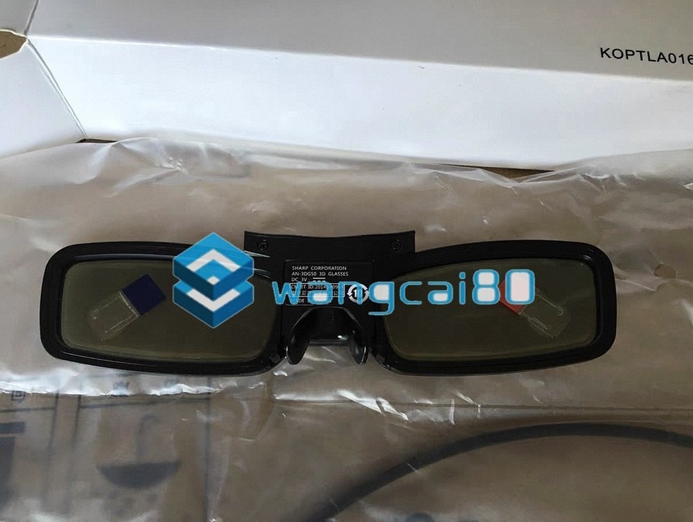2PCS New For Sharp Active Shutter 3D TV Glasses AN-3DG50