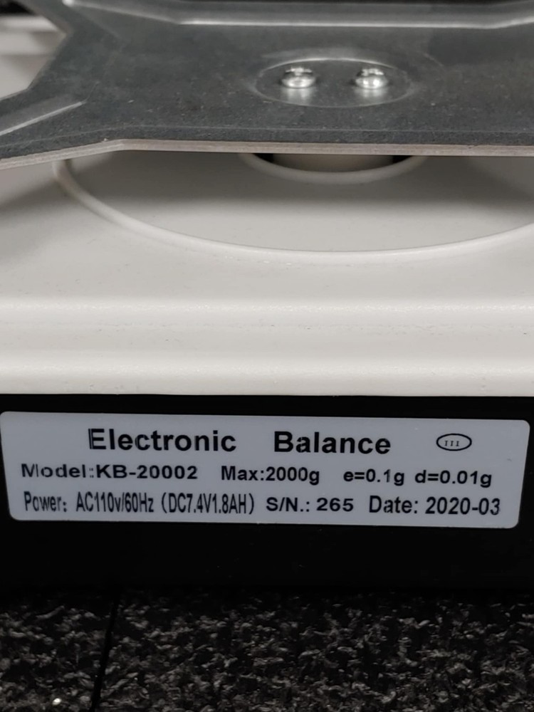 Kubei KB-20002 Max:2000g e=0.1g d=0.01g Electronic Scale