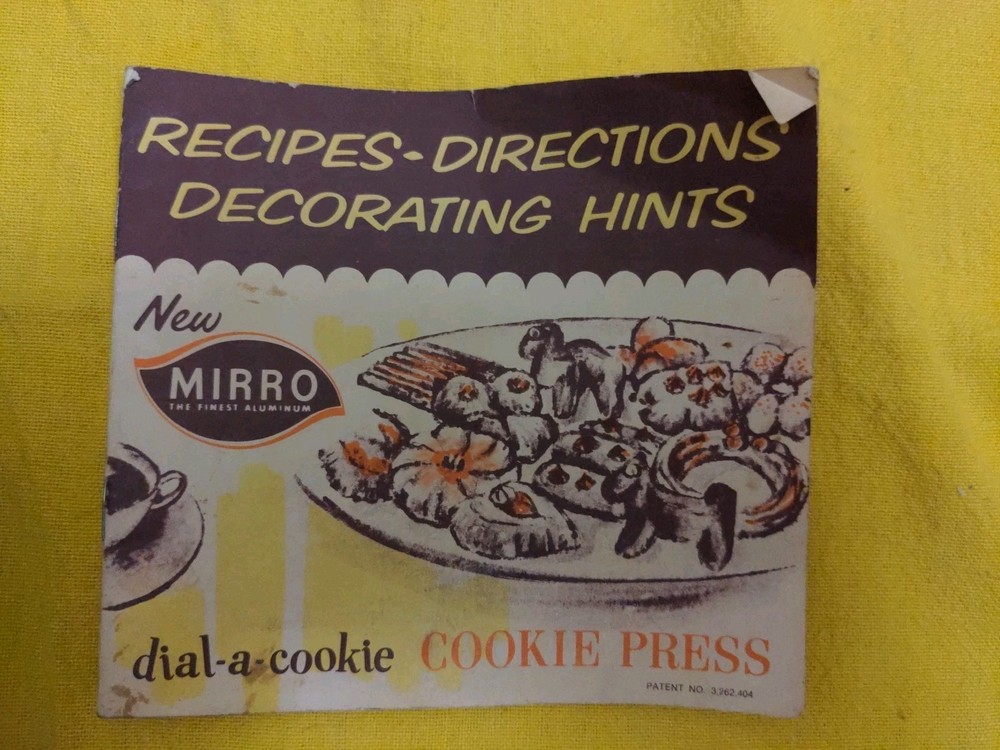 Vintage Mirro Dial-a-cookie Cookie Press