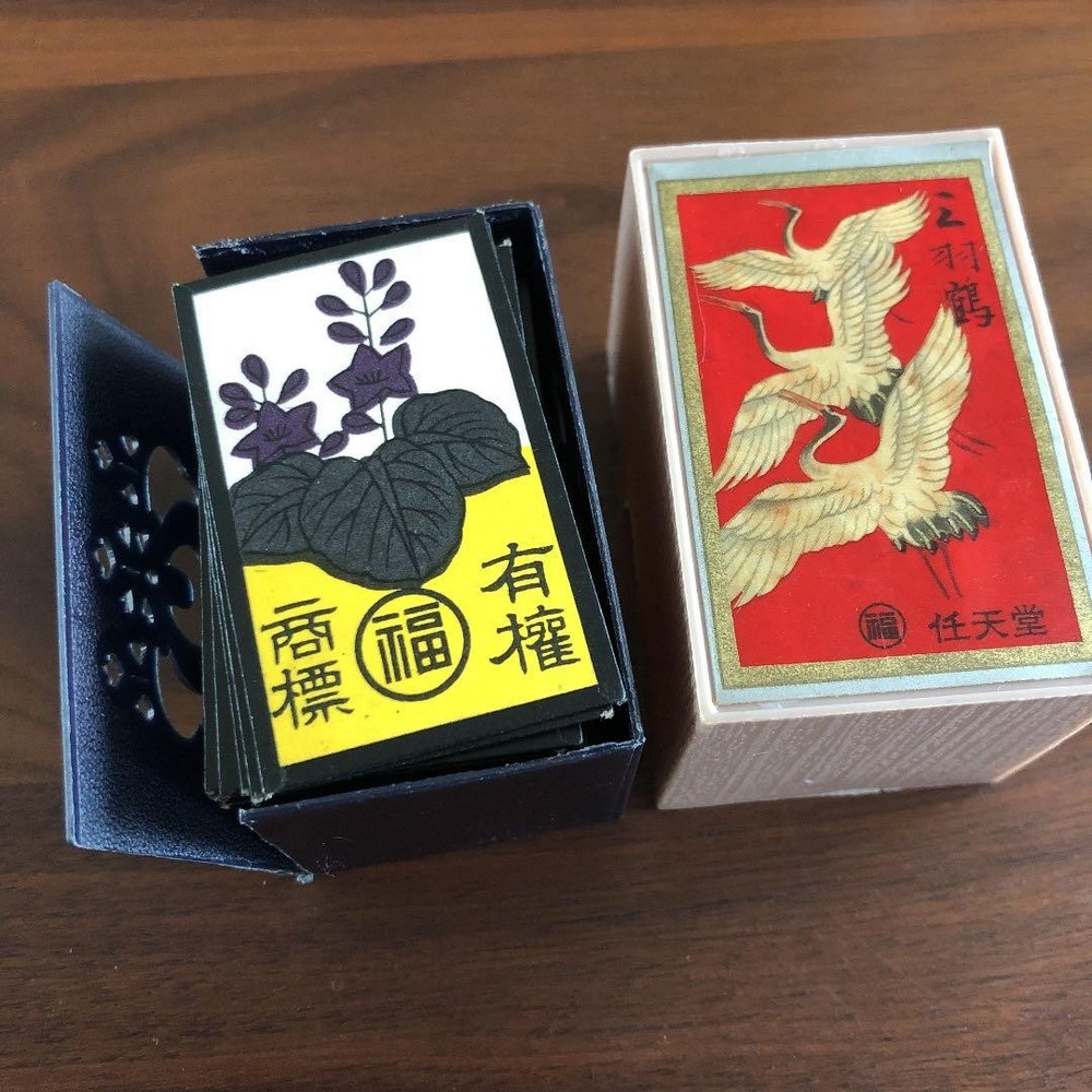 Nintendo Hanafuda Three Cranes Black