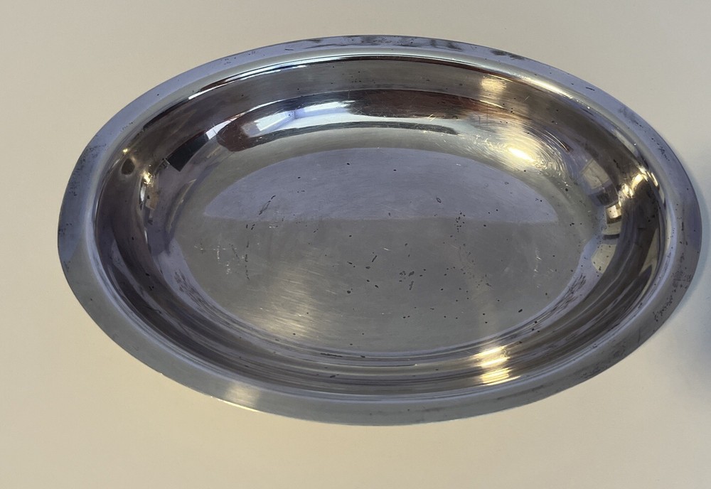 Vintage Lid for Covered Silverplate Serving Dish or use as Handled Bowl 10.25"L