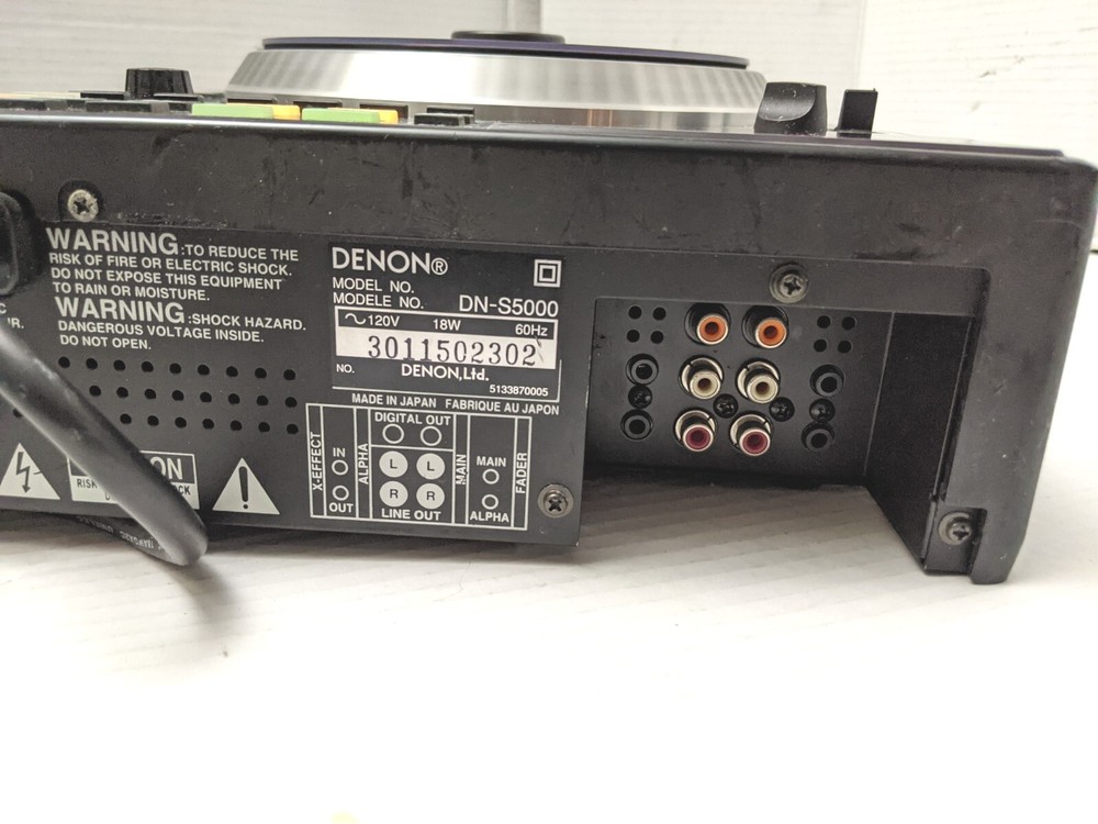 DENON DN-S5000 Digital Turntable CDJ Table Top DJ CD MP3 Active Platter #2