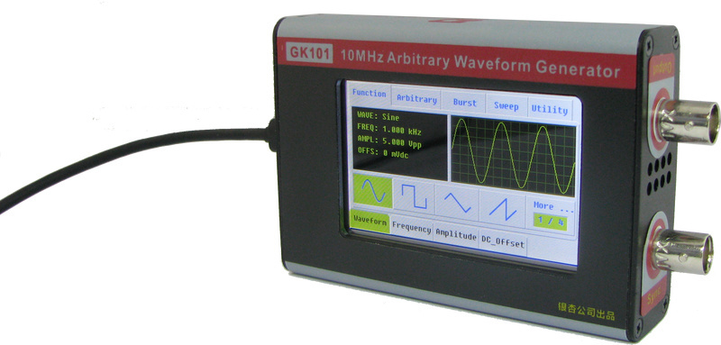 GK101 10Mhz Sine/Square  DDS Function Arbitrary Waveform Signal Generator