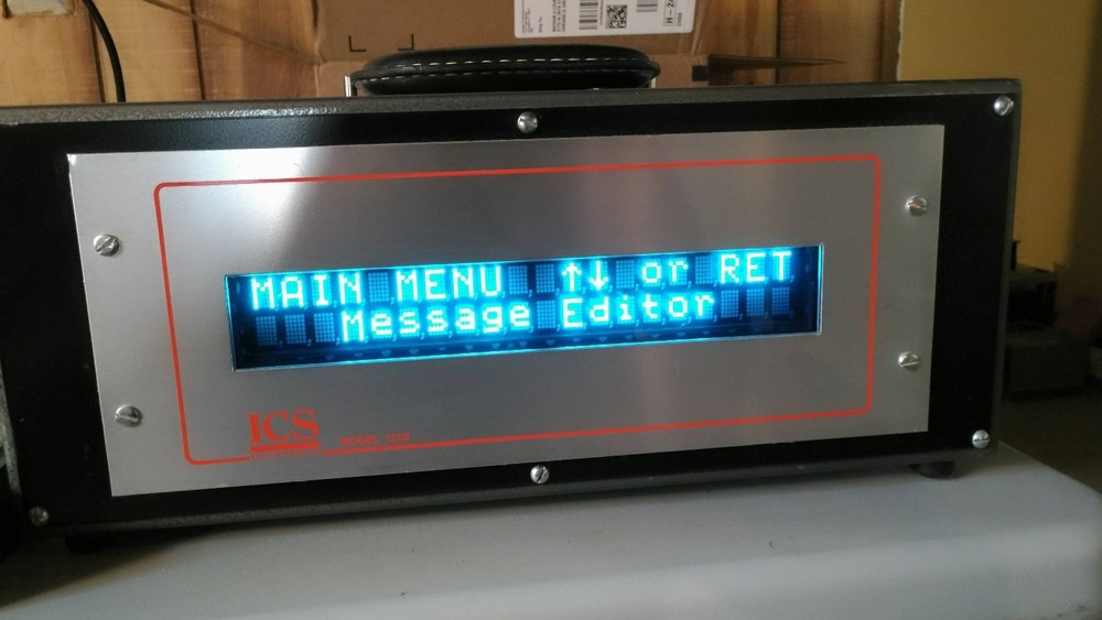 ICS Development 1220-1 Control System Display with manual