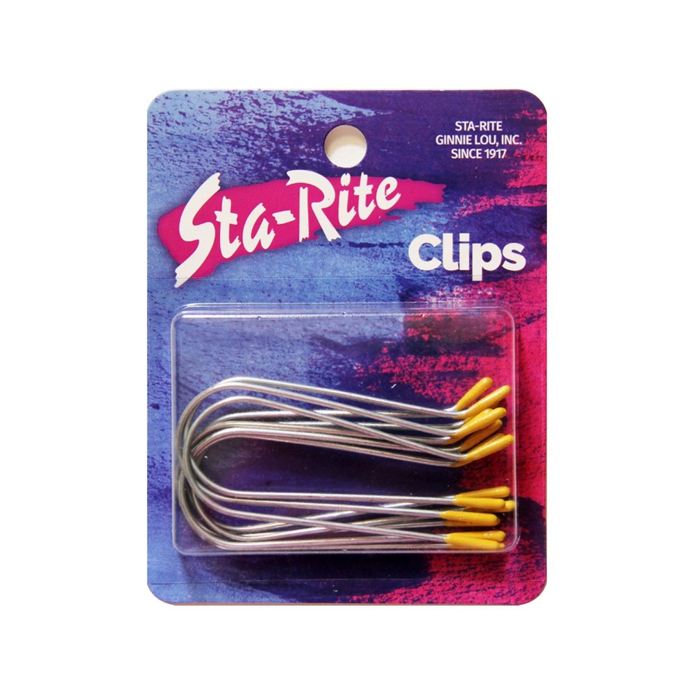 Sta-Rite Hot Roller Clips For Electric Rollers (Medium) Medium Yellow Tips