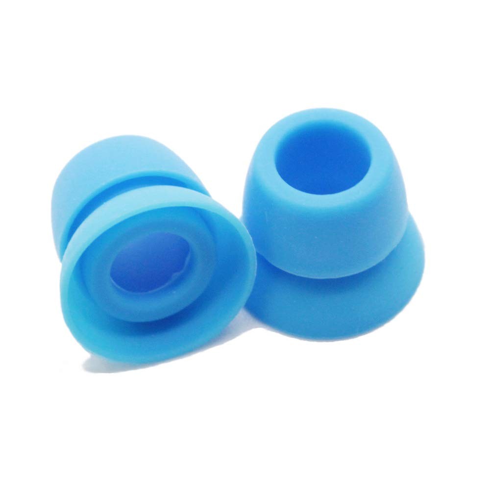 Replacement Silicone Ear Tips Earbuds Buds Set Compatible with small, Blue