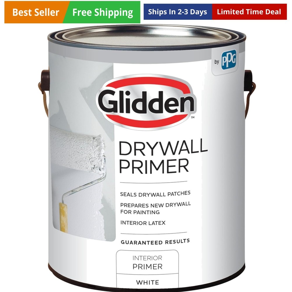 Interior Drywall Primer Flat, White, 1 Gallon