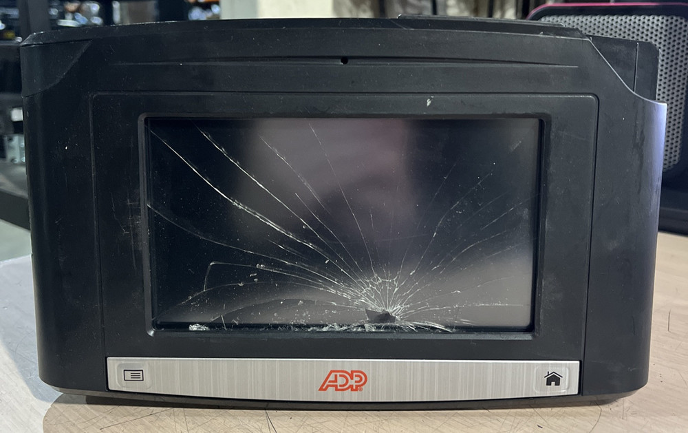 ADP INTOUCH 9100 TIME CLOCK TOUCH PANEL LCD DISPLAY KRONOS