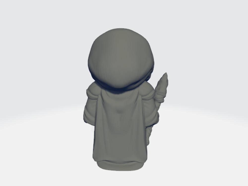 Seahorse 3D - Skeletal Mage