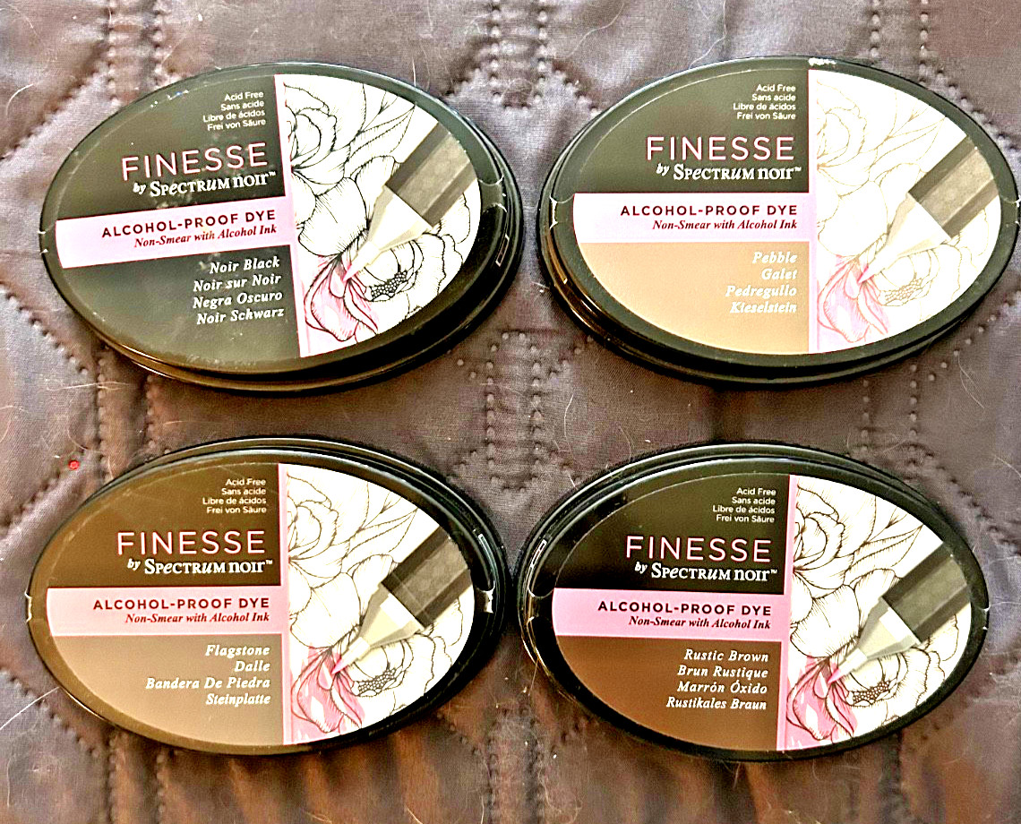 Crafters Spect 42Noir Inkpad Harmony Water-Proof, Metallic-Pigment, Alcohol-Pr