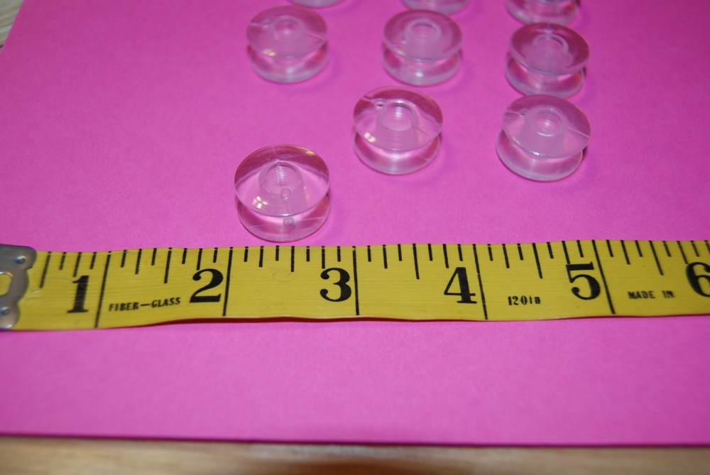 12 Class 66 Plastic Bobbins...plus....read listing