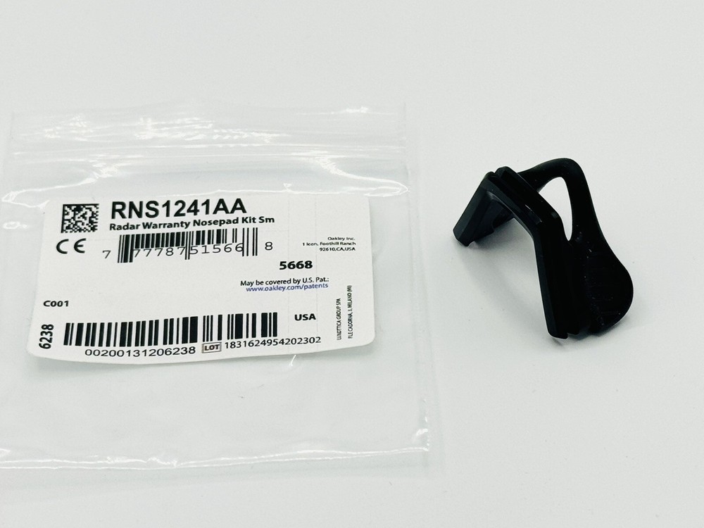 AUTHENTIC OAKLEY HYDRA SUNGLASSES REPLACEMENT NOSE PAD HARD PLASTIC & RUBBER KIT