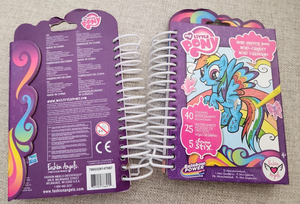 My Little Pony mini sketch book