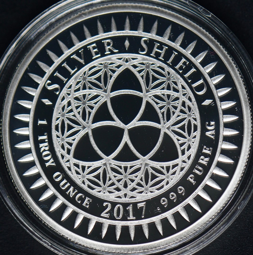 2017 Silver Shield 1 ozt Silver Reverse Proof NORAD #9 Box+COA ✪COINGIANTS✪