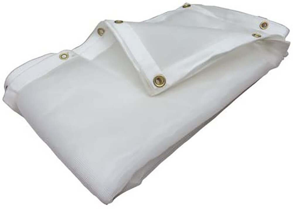 (White) Super Heavy Duty Mesh Tarp Net Sail Sun Shade Awning and Fence Screen