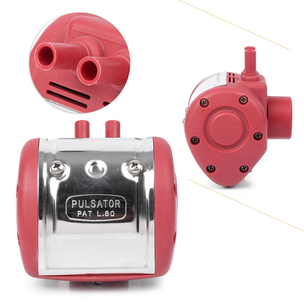 RED Dairy Farm Milker Milking Machine Pulsator Pneumatic For Goat / Cow US Stock