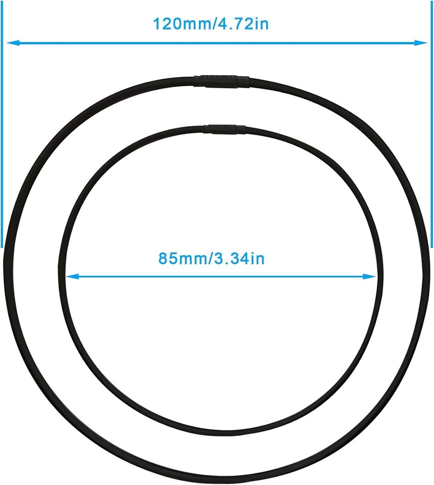 Universal Elastic Bands Replacement for Microphone Shock Mount Mic black