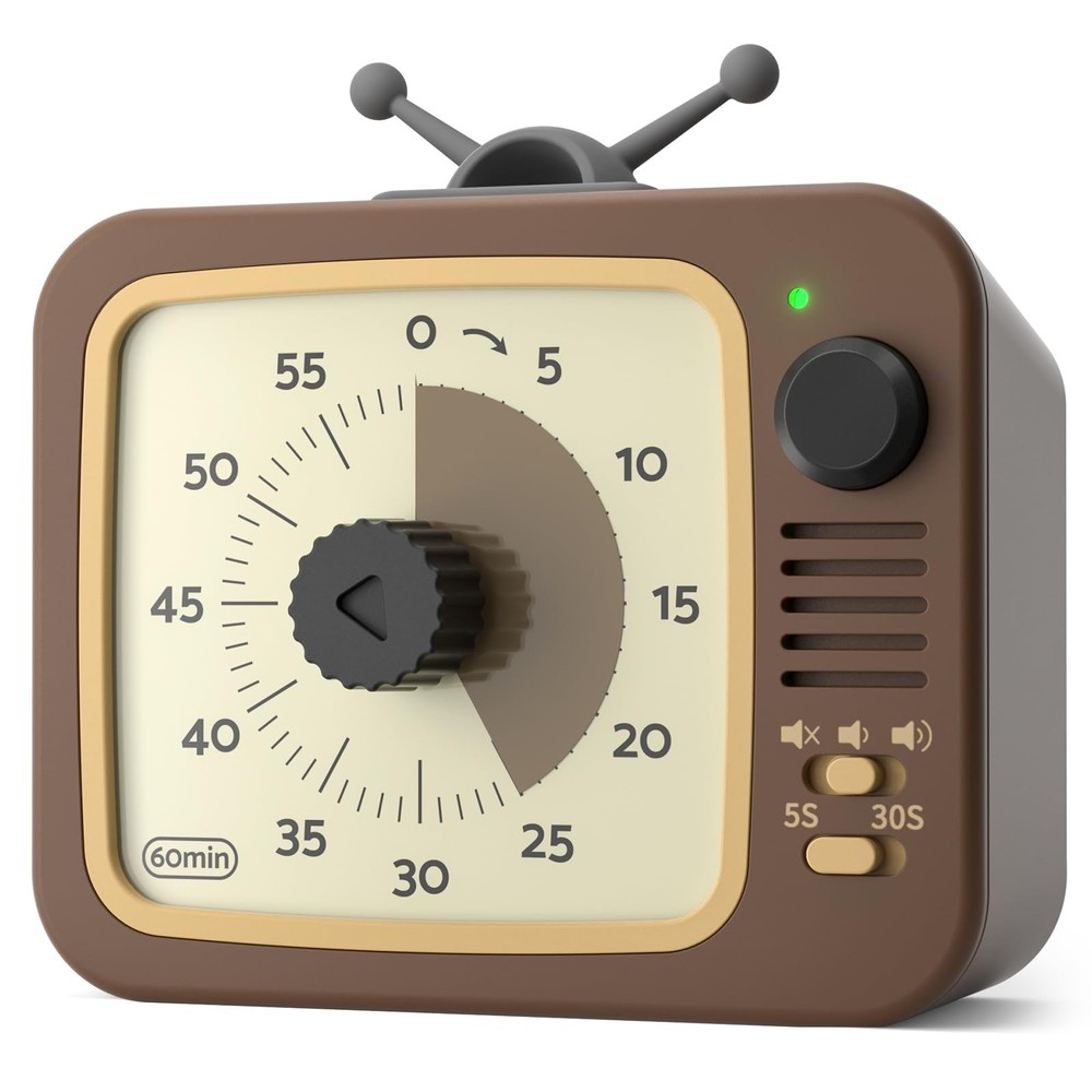 LIORQUE Visual Timer for Kids with Pause Function, 60Minute Countdown Timers ...