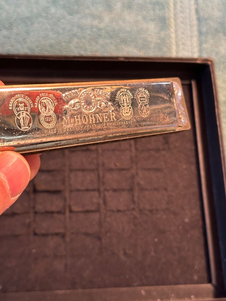 M .Hohner ECHO G Harmonica Made in Germany Vintage
