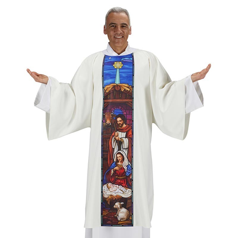 Stained Glass Nativity Dalmatic