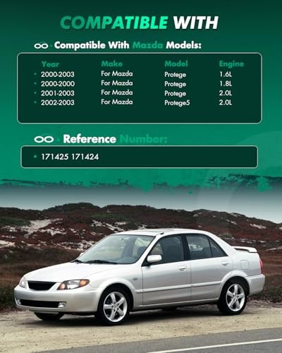 Front Complete Struts Assembly Shock Absorber for Mazda Protege 2000-2003,for