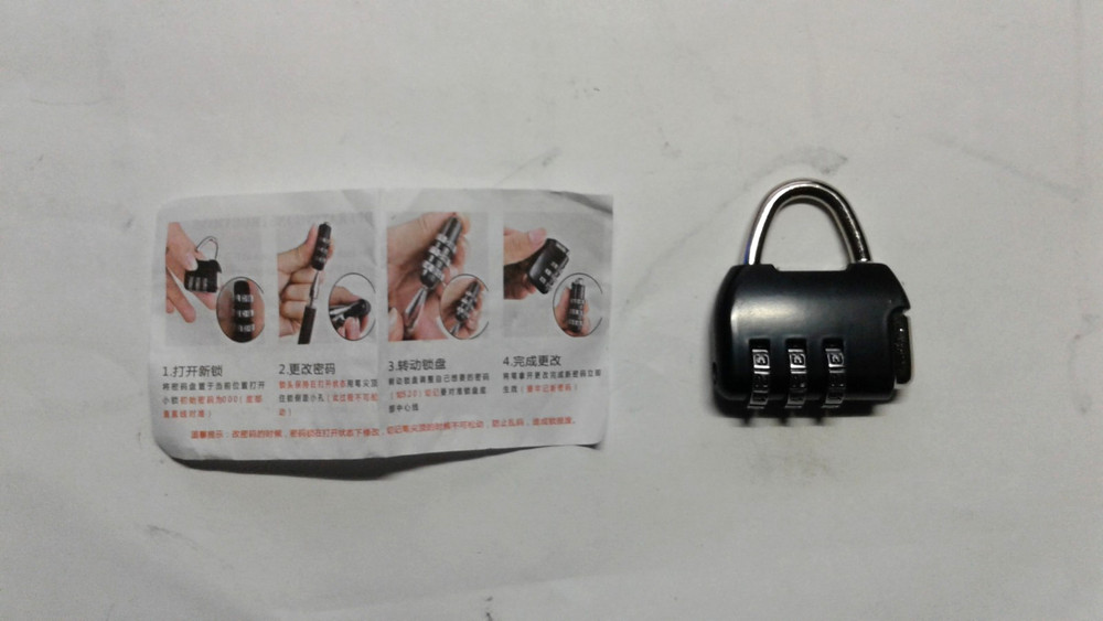 14.7FT Security Steel Cable with 3 Digit Combination Lock